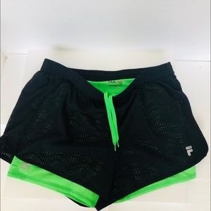 Women’s FILA  running/water bike shorts look sz L